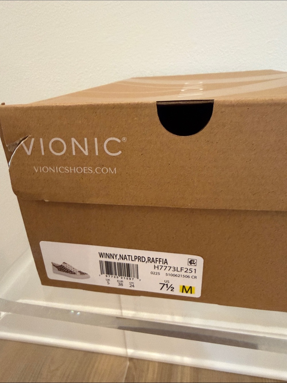 Vionic Leopard Print Lace-Up Sneaker in Tan and Black - Picture 2 of 7